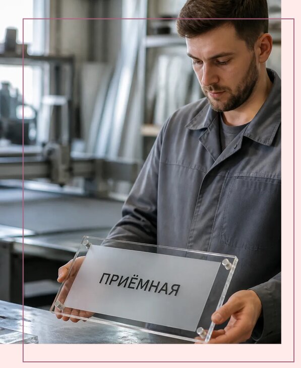 Таблички из оргстекла на заказ в Нерюнгри от 4235 р. | Аванза-Нрю