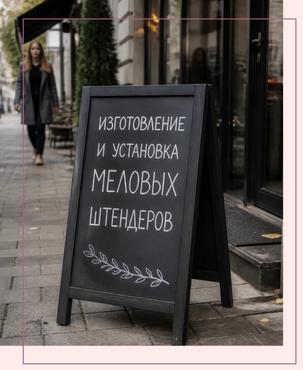Меловые штендеры в Нерюнгри по цене от 7059 р. | Аванза-Нрю